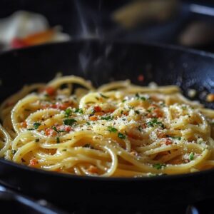 Sizzling Garlic Oil Spaghetti