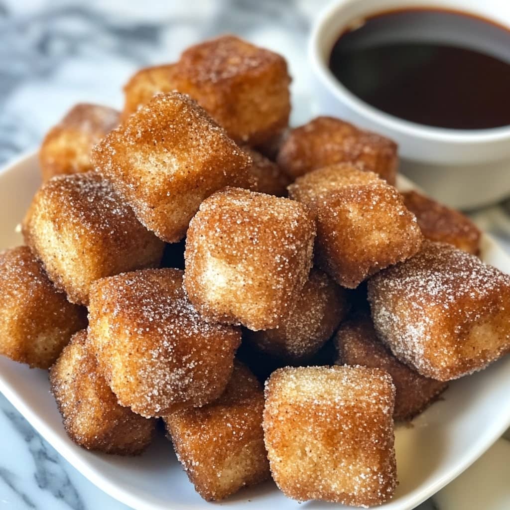 Sweet Air Fryer Churro Bites Recipe