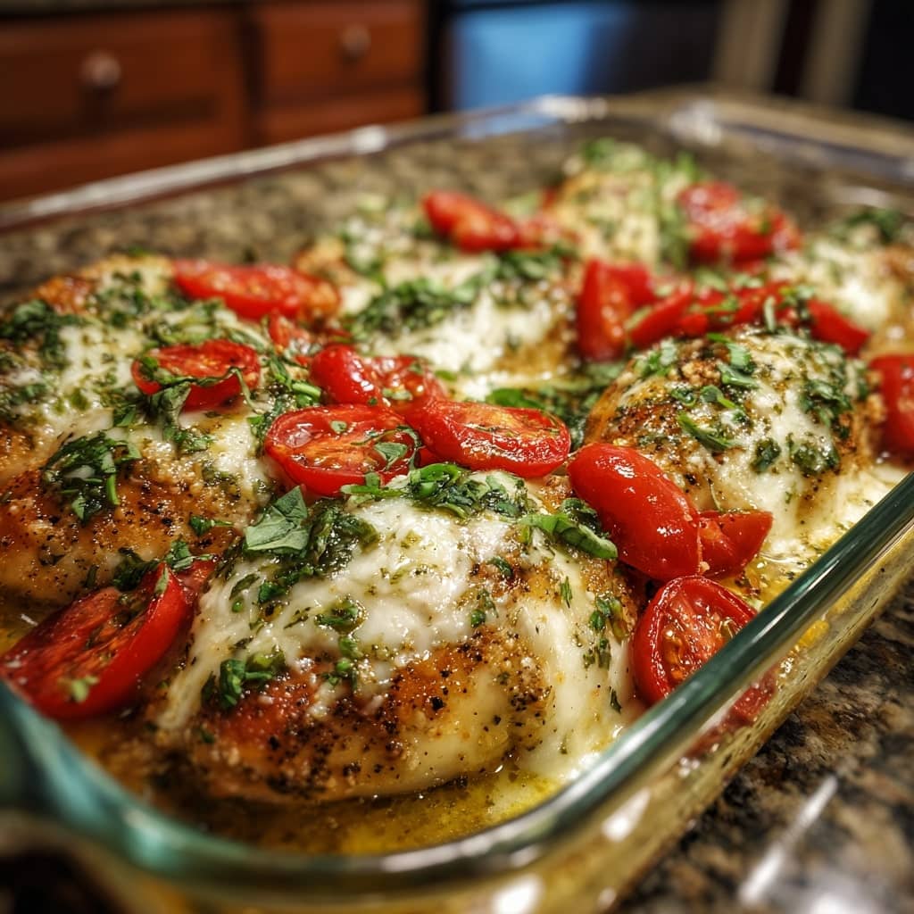 Baked Chicken Caprese