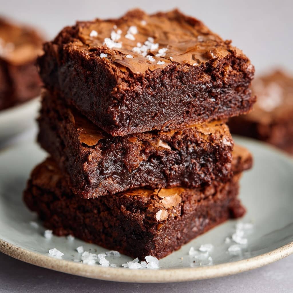 Chewy Brownies with a Crackly Top