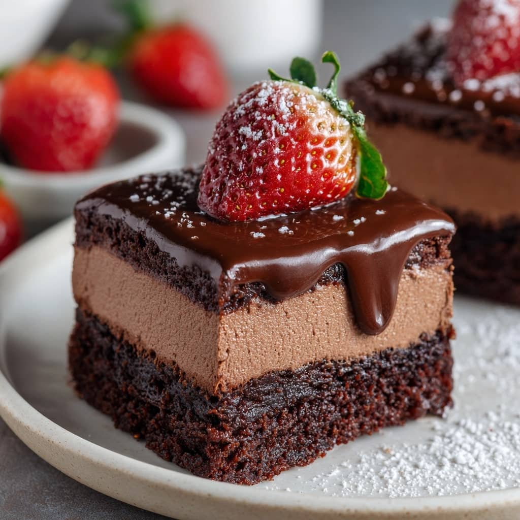Chocolate Mousse Brownies Recipe