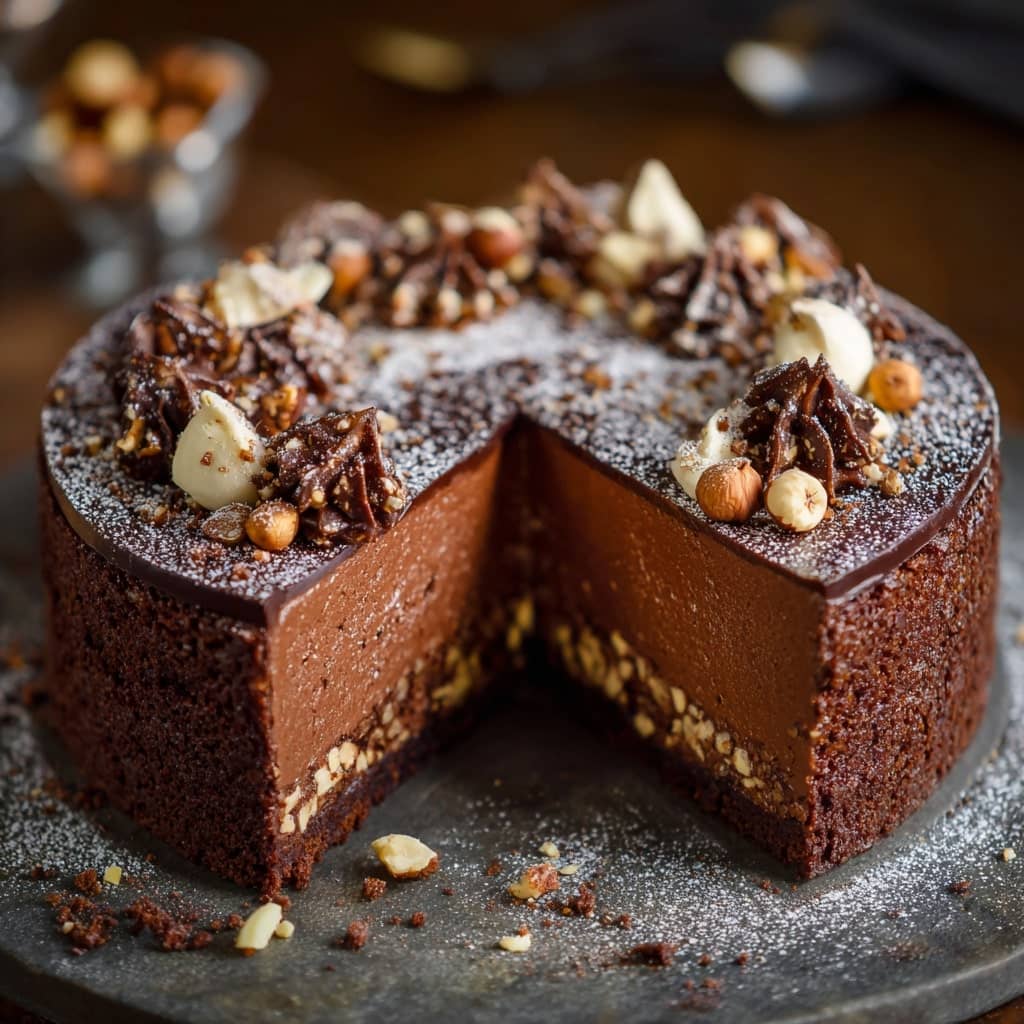 Italian Chocolate Hazelnut Torte