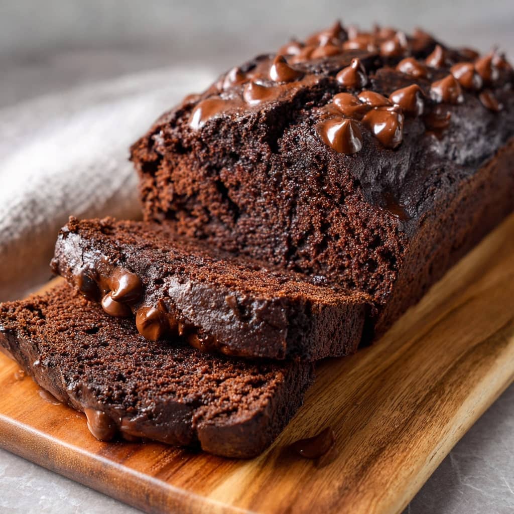 One-Bowl Double Chocolate Chip Bread