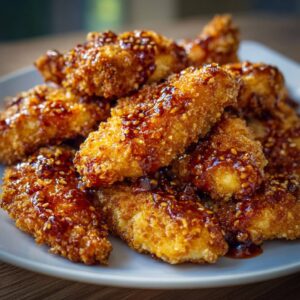 Perfect Baked Crunchy Hot Honey Chicken