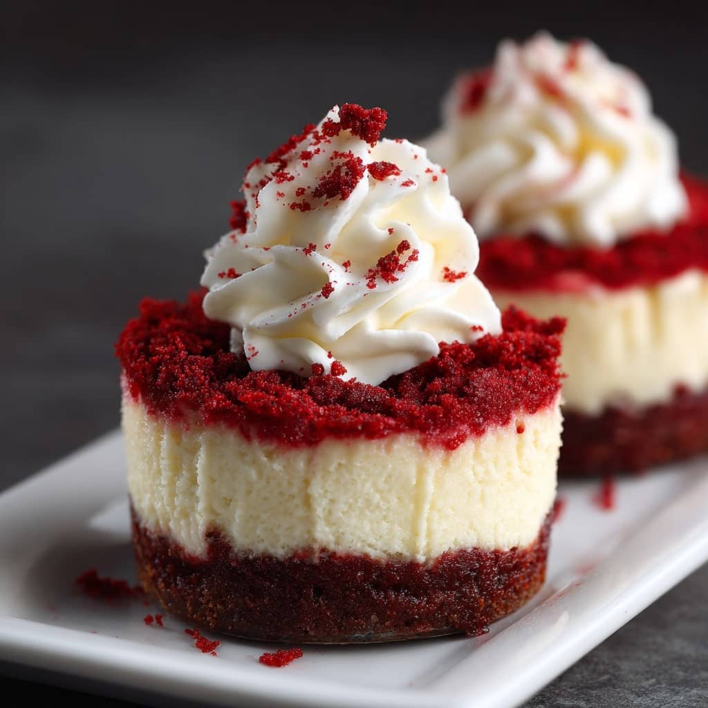 Red Velvet Cheesecake Bites
