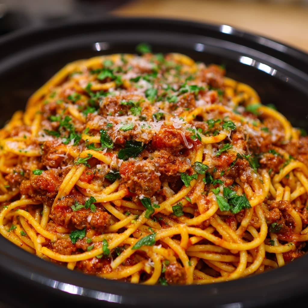 Slow Cooker Spaghetti