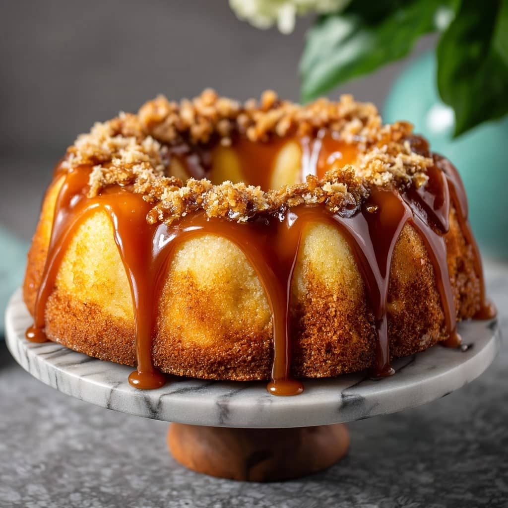 Sticky Caramel Bundt Cake