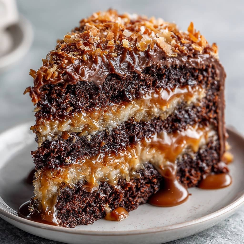 The Best Ever Moist German Chocolate Cake