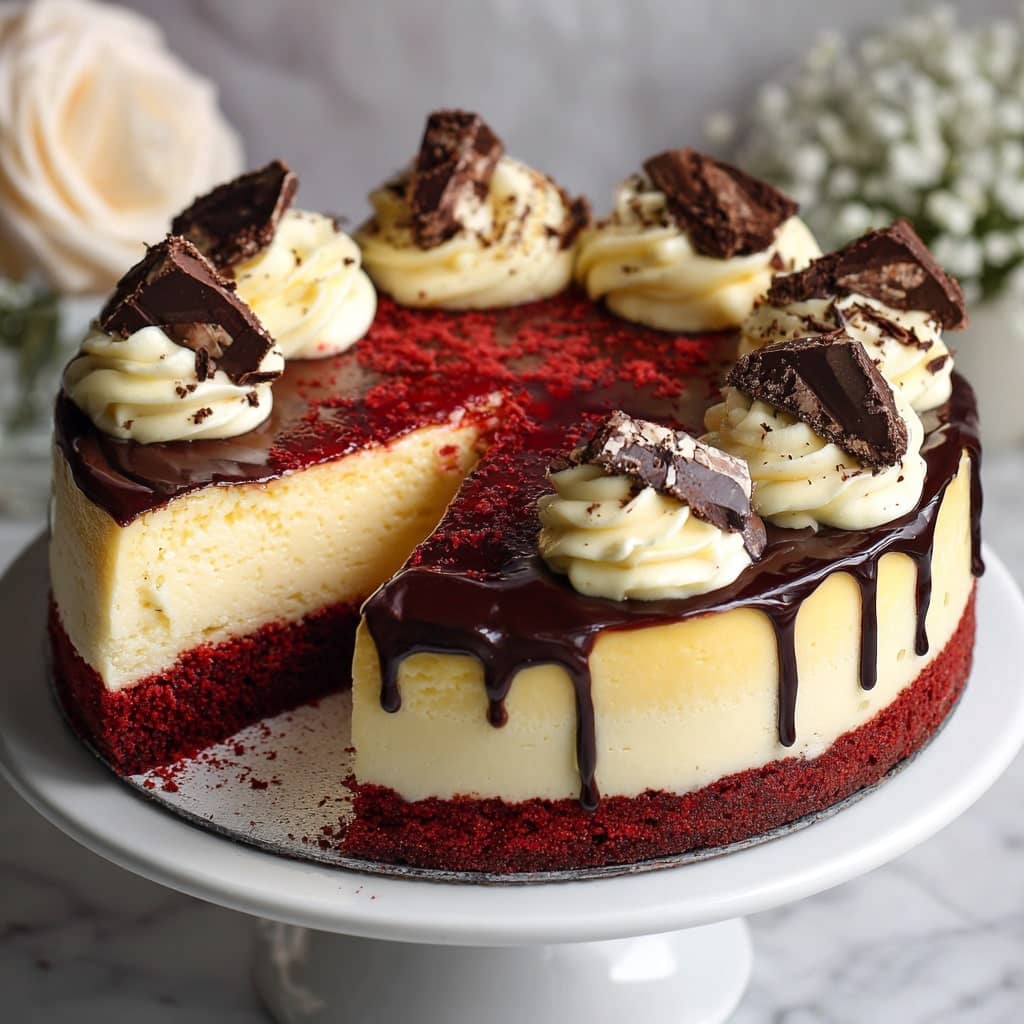 The Ultimate Red Velvet Cheesecake