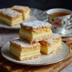 Vanilla Custard Cream Squares