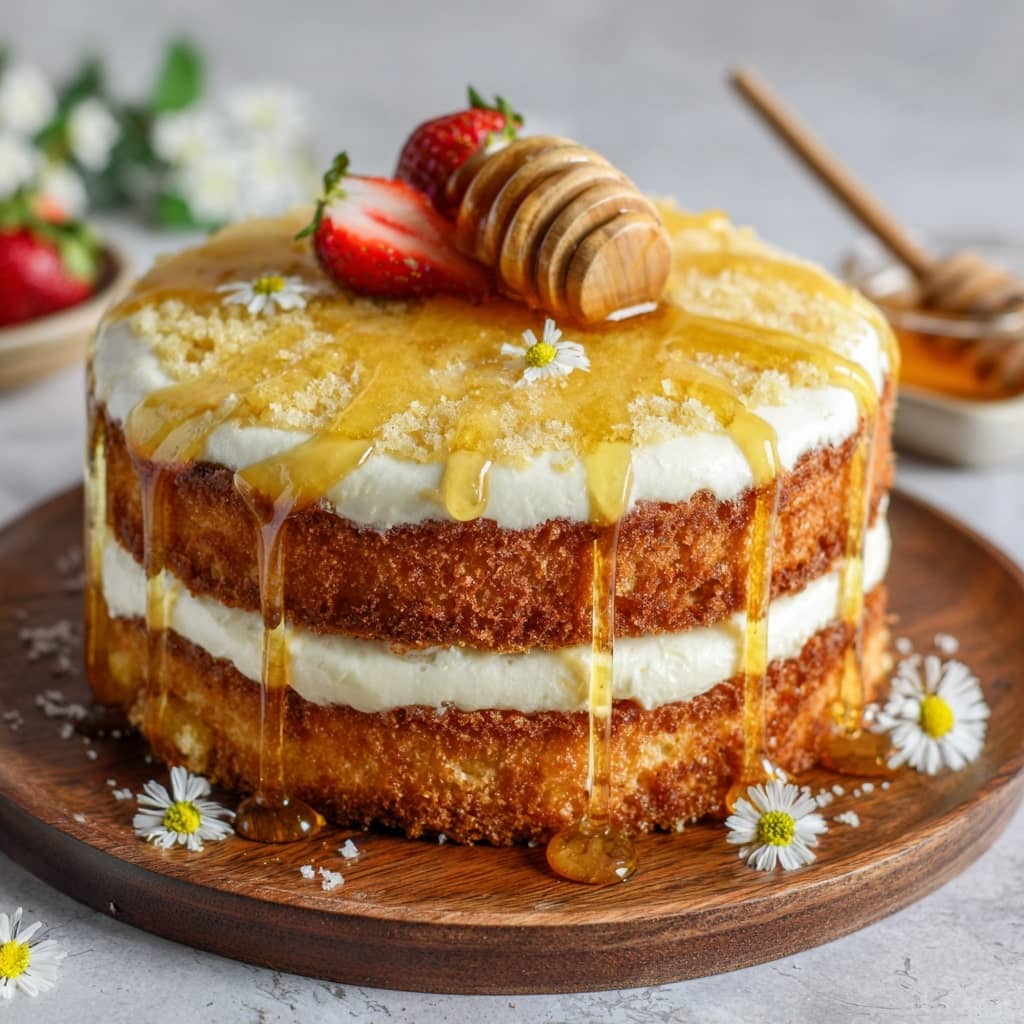 the Viral Honey Sponge Cake