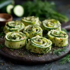Cucumber and Dill Pinwheels