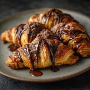 Decadent Chocolate Croissant Breakfast Bake
