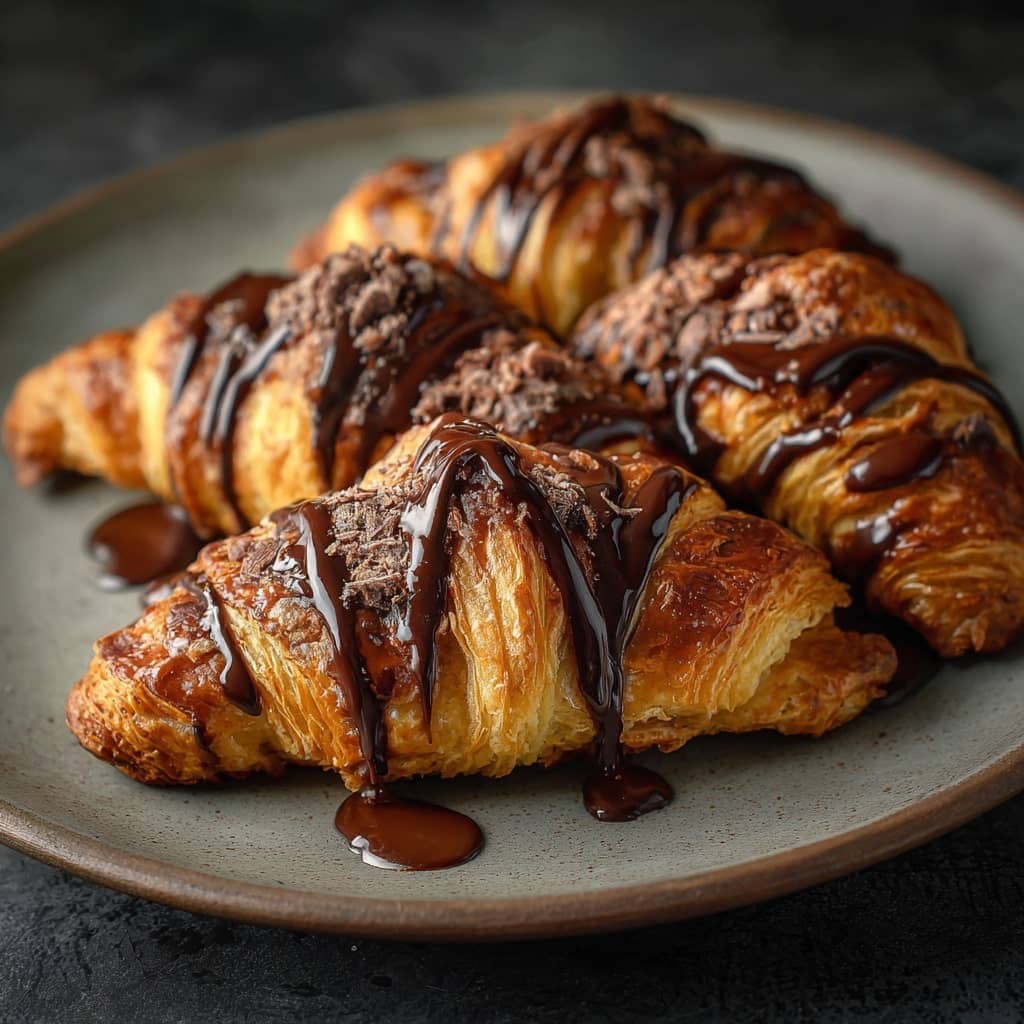 Decadent Chocolate Croissant Breakfast Bake