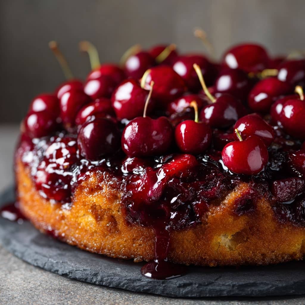 Easy Cherry Upside Down Cake