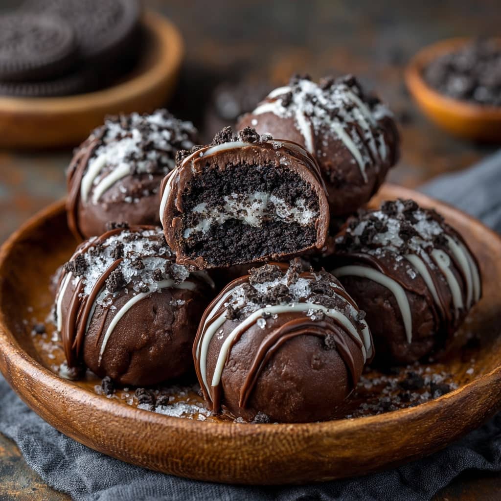 Easy No-Bake Oreo Cookie Bites