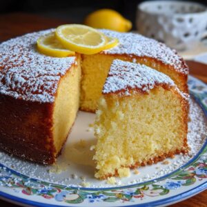 Easy One bowl Lemon Cake