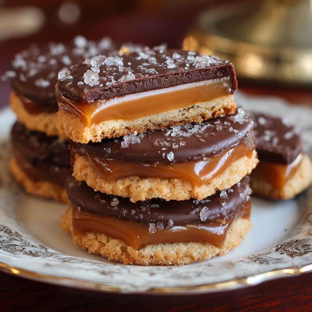 Homemade Twix Caramel Cookies