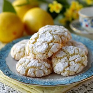 Lemon Crinkle Cookies