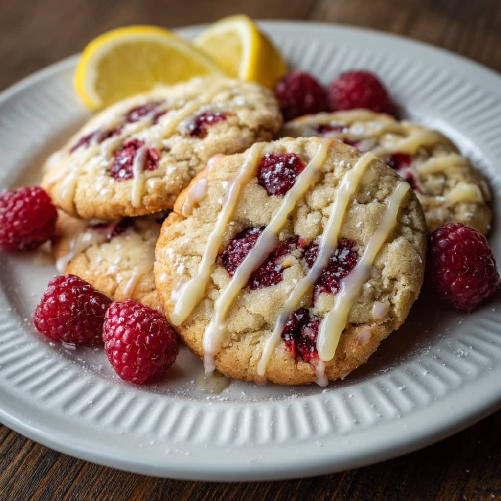 Lemon Raspberry Cookies