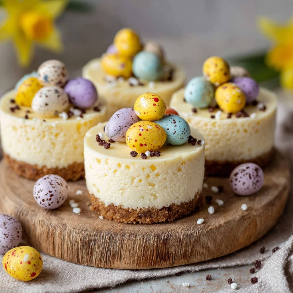 Mini Egg Cheesecake