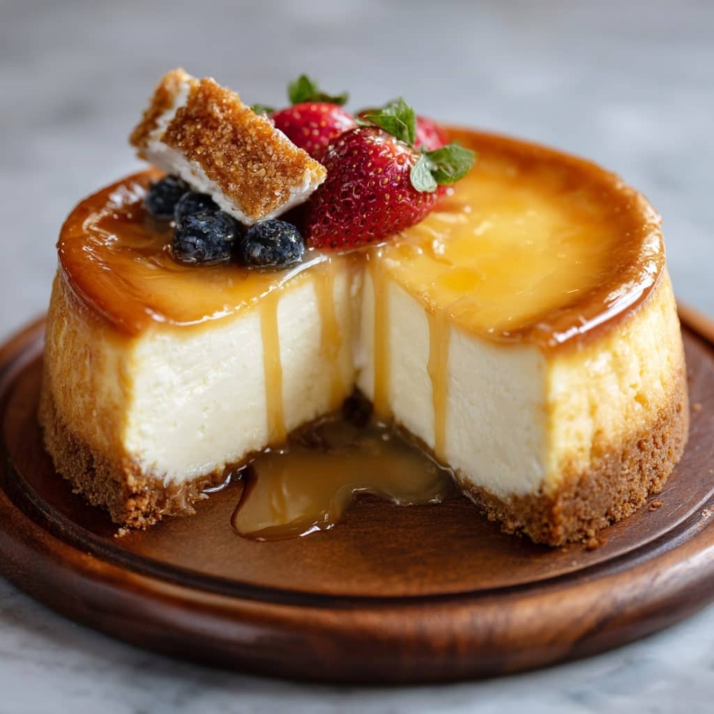 Tall and Creamy New York-Style Cheesecake