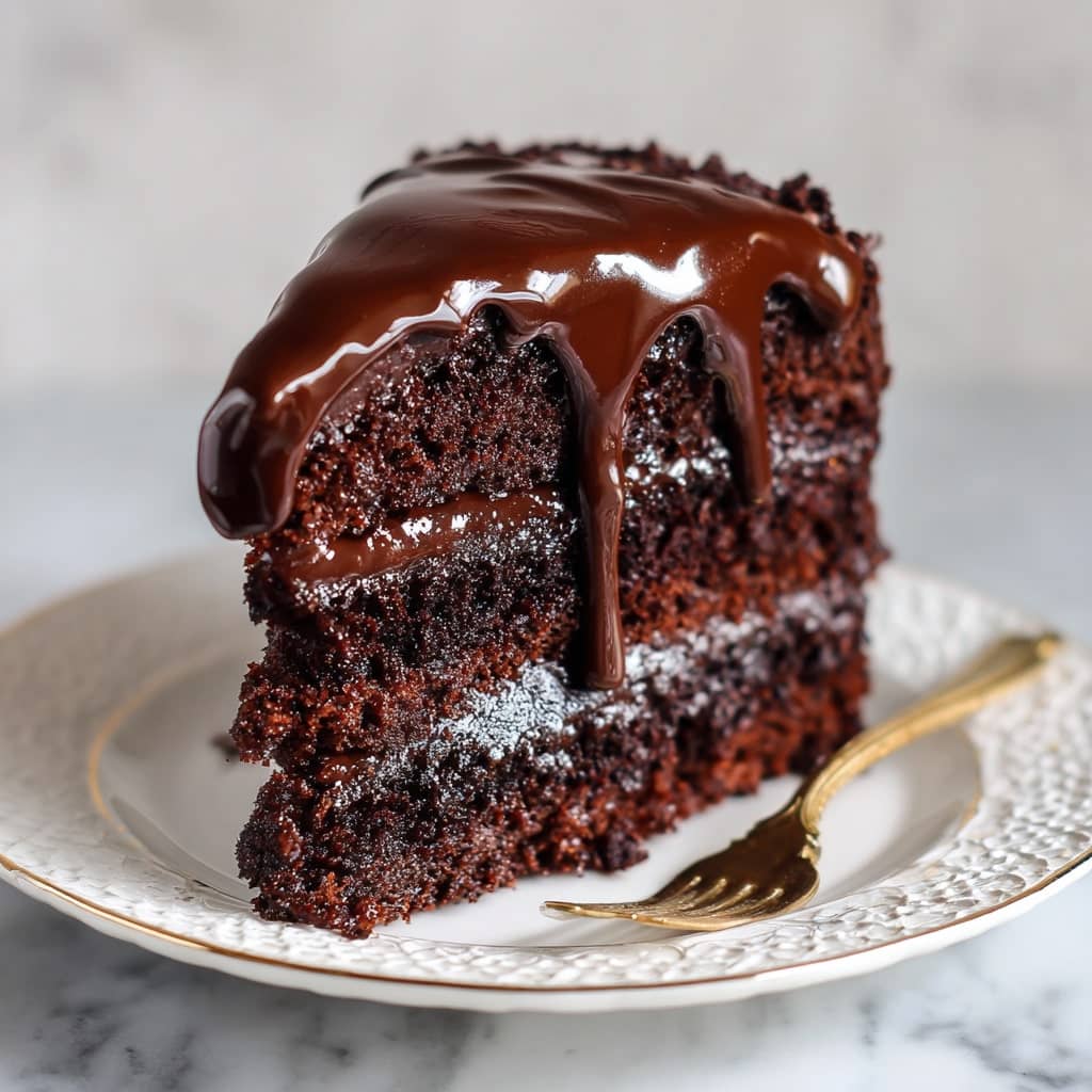 Ultimate Fudgy Chocolate Cake