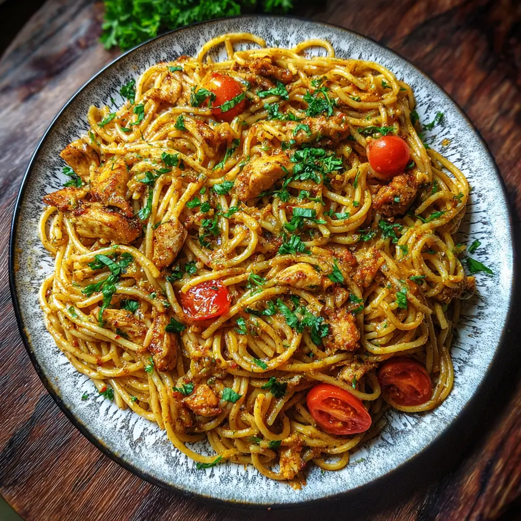 Cajun Chicken Spaghetti