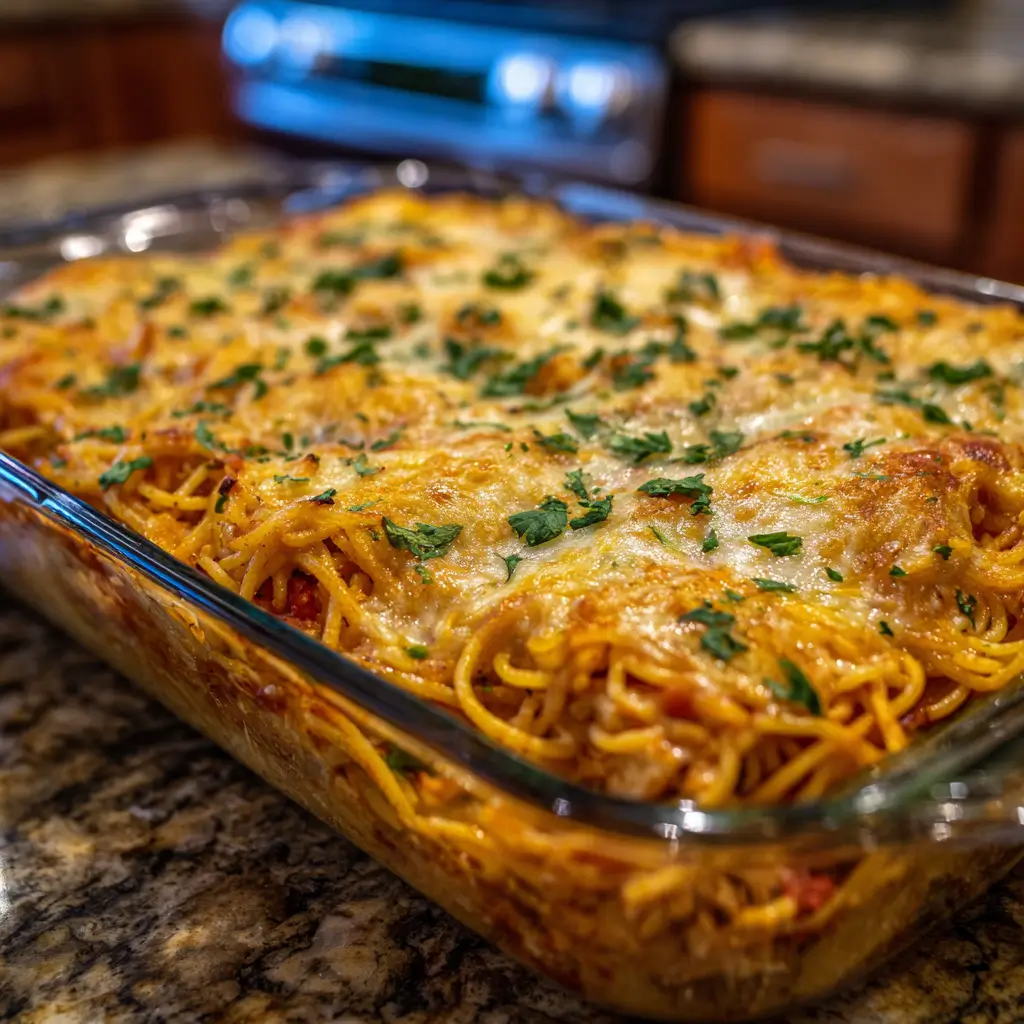 Chicken Spaghetti Casserole