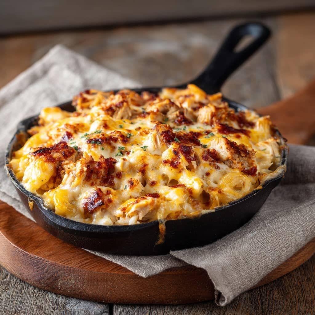BBQ Chicken Mac and Cheese