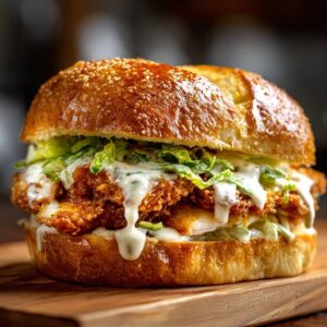 Crispy Chicken Caesar Sandwich