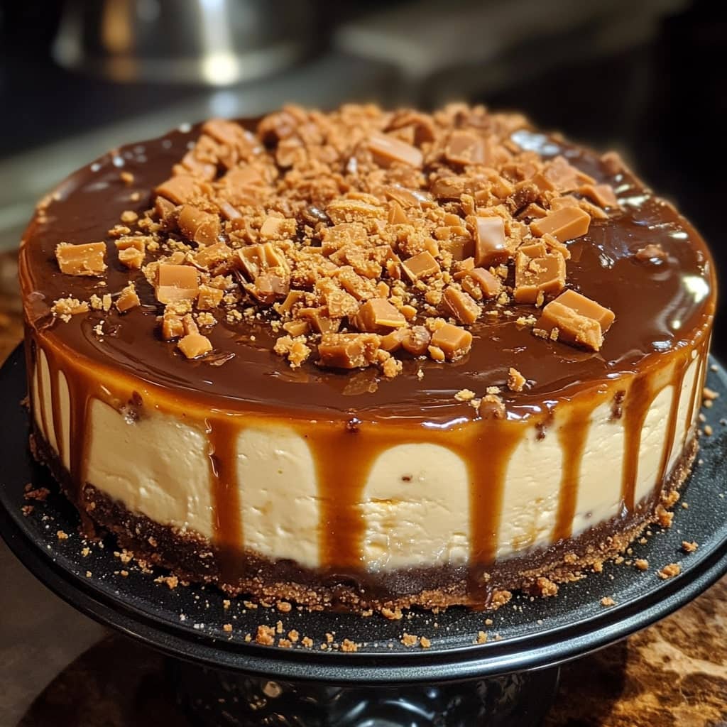 Loaded Butterscotch Cheesecake