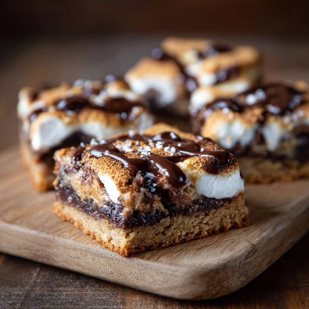 S’mores cookie bars