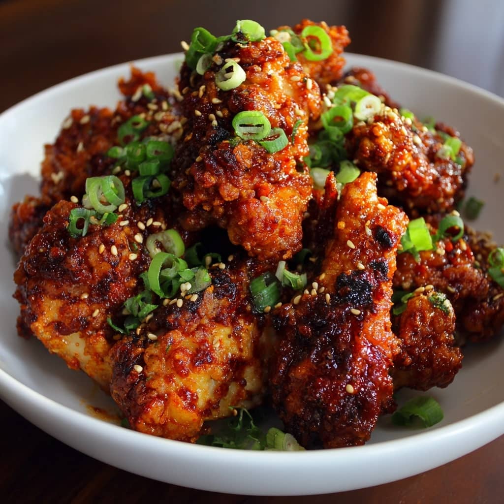 Spicy Korean Fried Chicken
