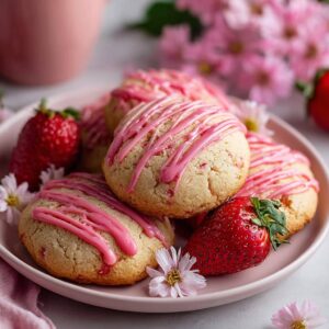 Strawberry Cookies Recipe with Easy