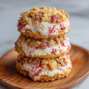Strawberry Crunch Cheesecake Cookies