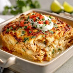 Viral Chicken Tortilla Bake
