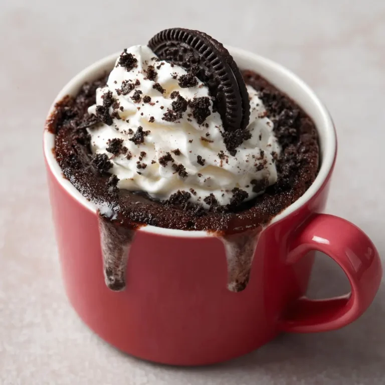 3-Ingredient Oreo Mug Cake in Minutes
