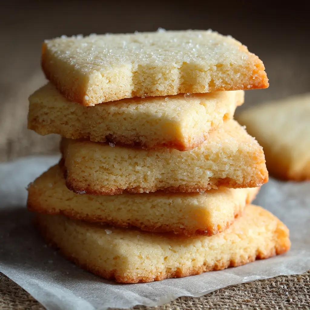 3-Ingredient Shortbread Cookies