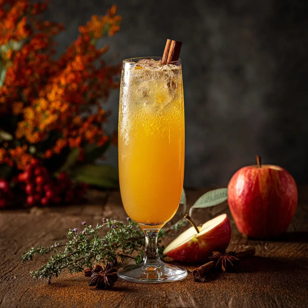 Aper-Fall Spritz (apple cider cocktail)