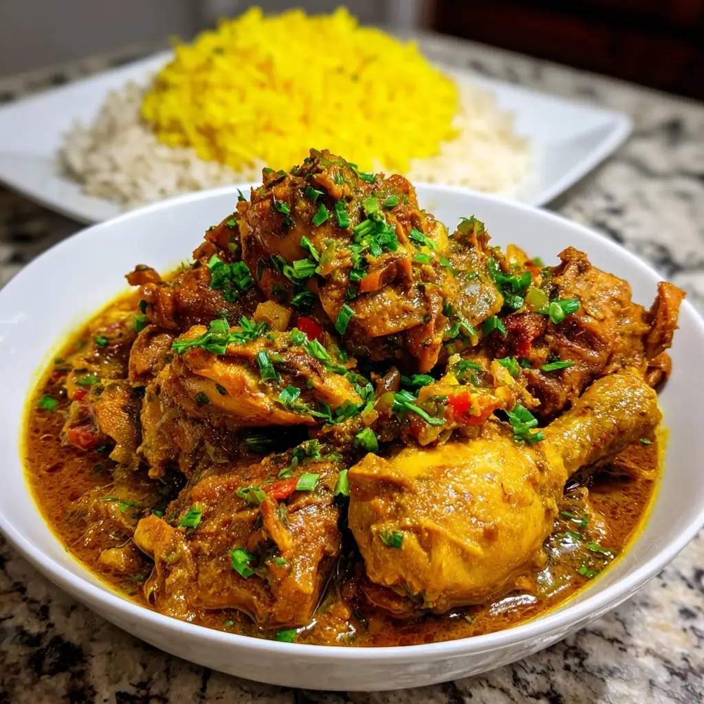 Authentic Jamaican Curry Chicken