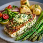 Baked Mahi-Mahi with Garlic-Herb Butter