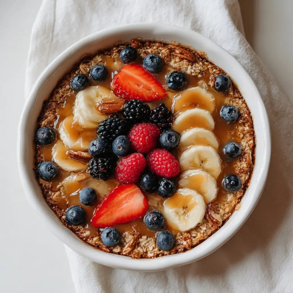 Baked Oatmeal with Fruits
