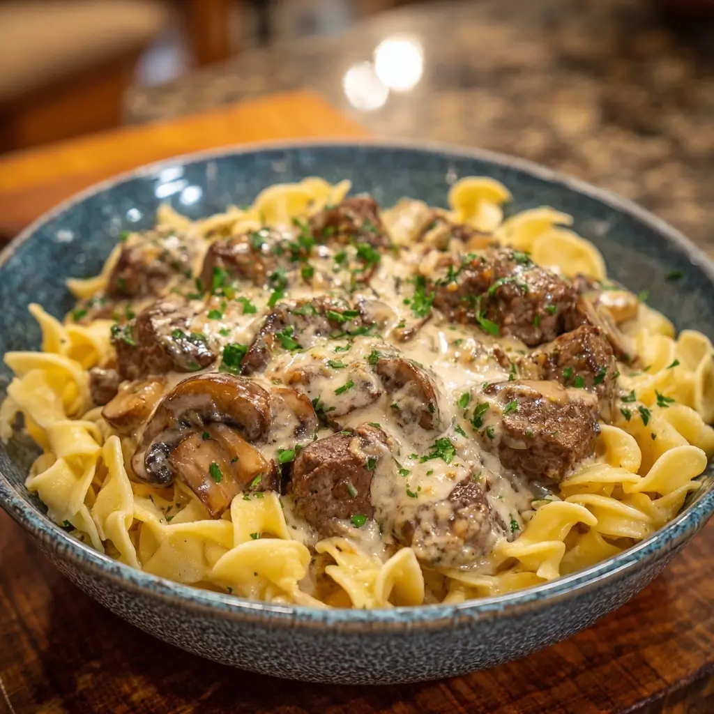 Beef Stroganoff