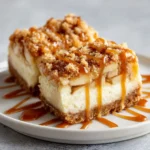 Caramel Apple Cheesecake Bars