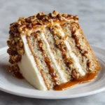 Caramel Pecan Layer Cake
