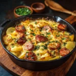 Cheese, Potato & Smoked Sausage Casserole