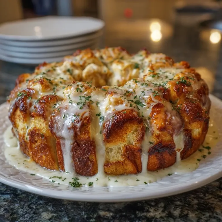 Chicken Alfredo Monkey Bread