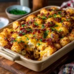 Chicken Bacon Tater Tot Bake