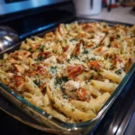 Chicken Caesar Pasta Casserole